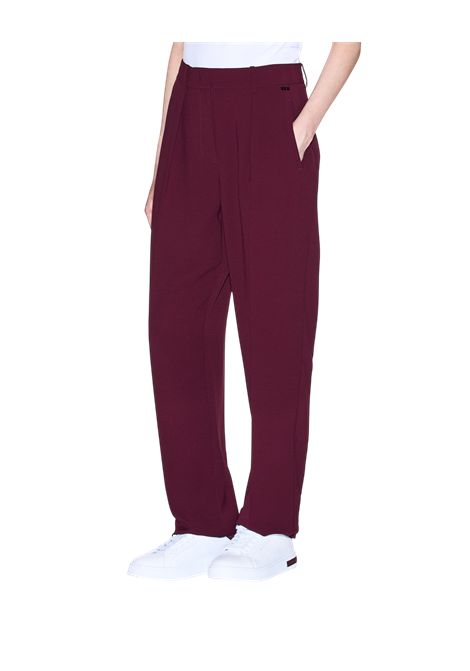 Trousers with pleats in flowing fabric ARMANI EXCHANGE | Trousers | XW000664 AF10872UA343